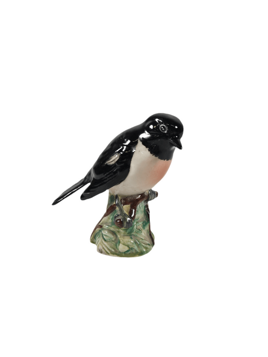 Beswick Stonechat Bird Figurine England