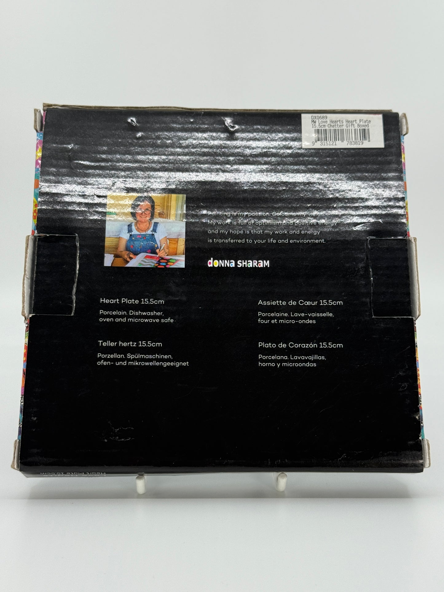 Romero Britto südamekujuline taldrik “Love Birds”