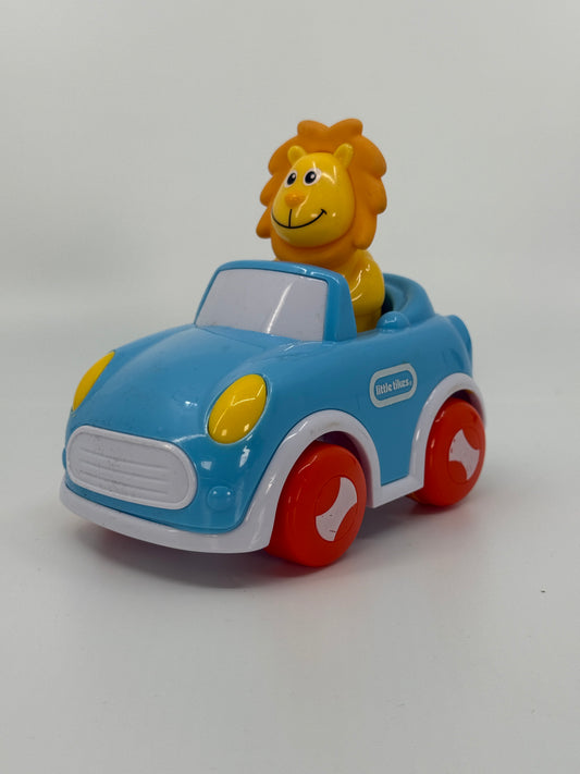 Sinine lõviga mänguauto