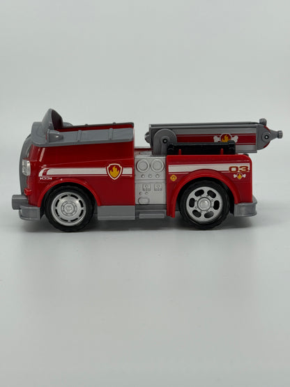 Punane käpapatrulli mängutuletõrjeauto