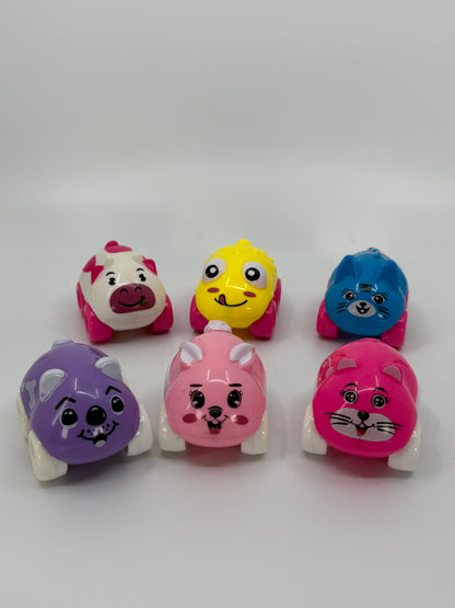 Loomakujuliste mänguautode komplekt