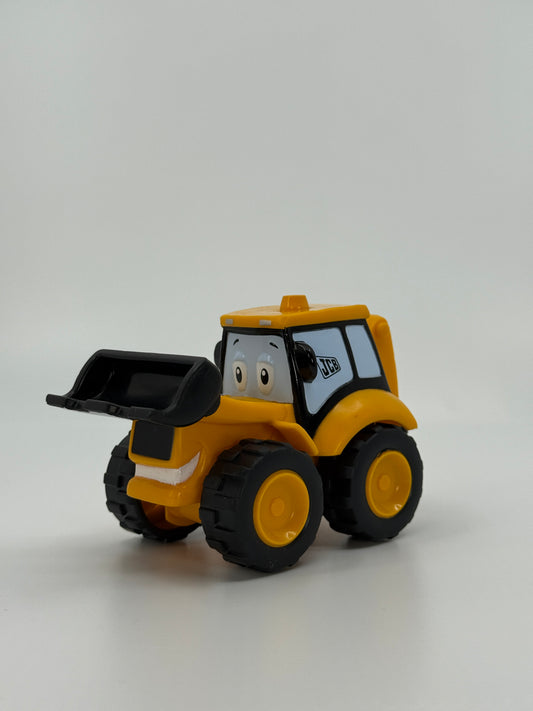 JCB mängutraktor näoga