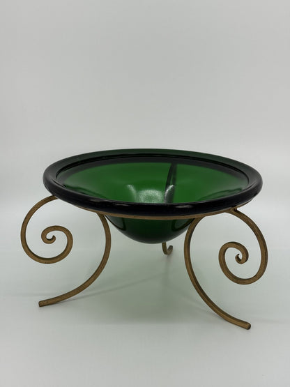 Roheline dekoratiivkauss metalljalal