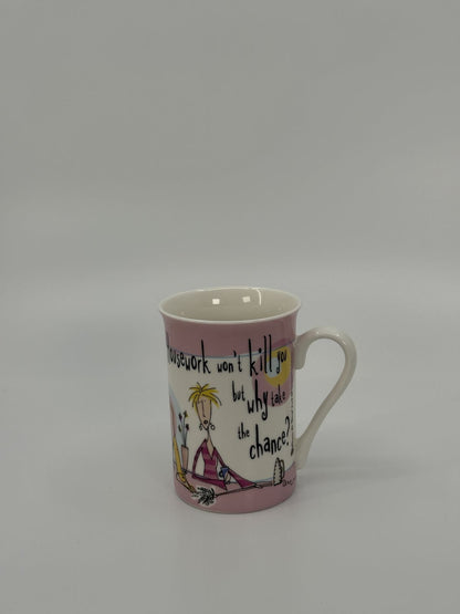 Lõbus illustratsiooniga kruus