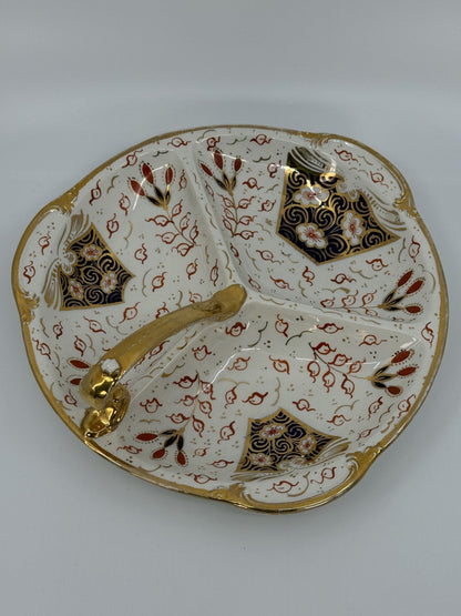 Vintage serveerimisvaagen kuldse käepidemega