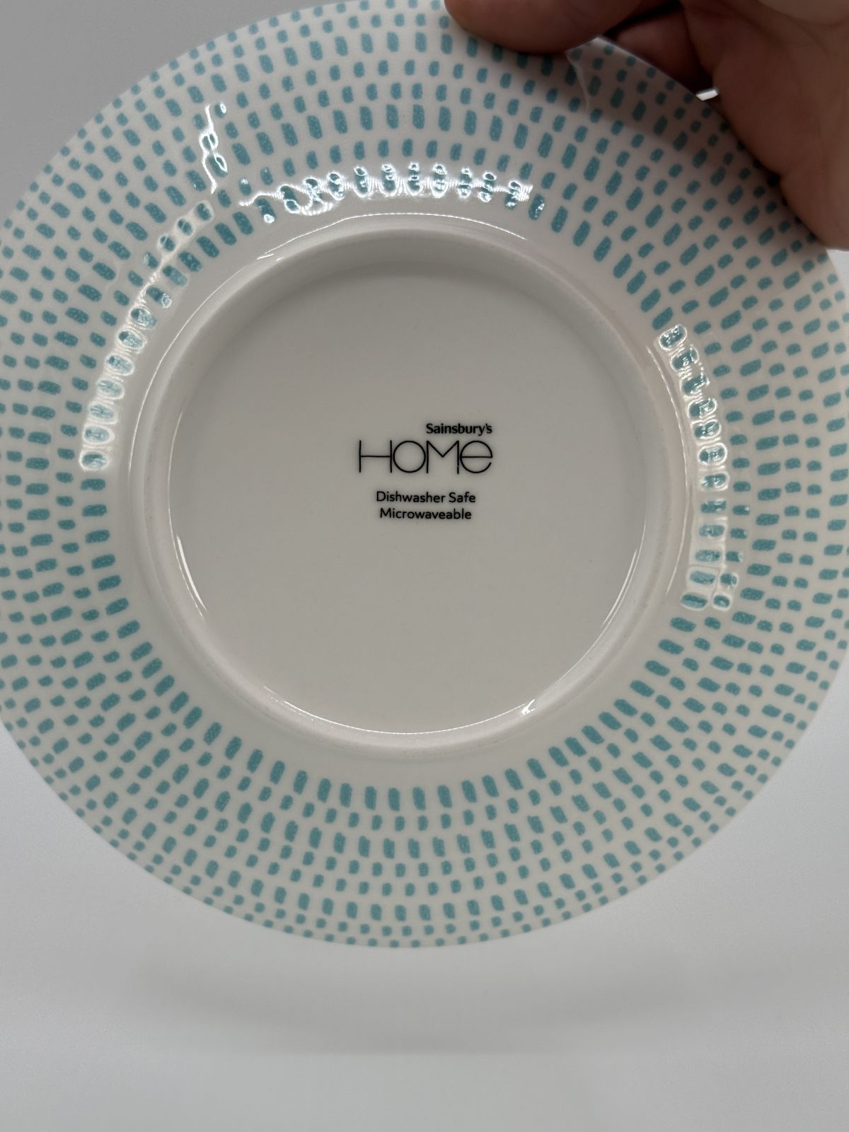 Sinise mustriga sügav taldrik