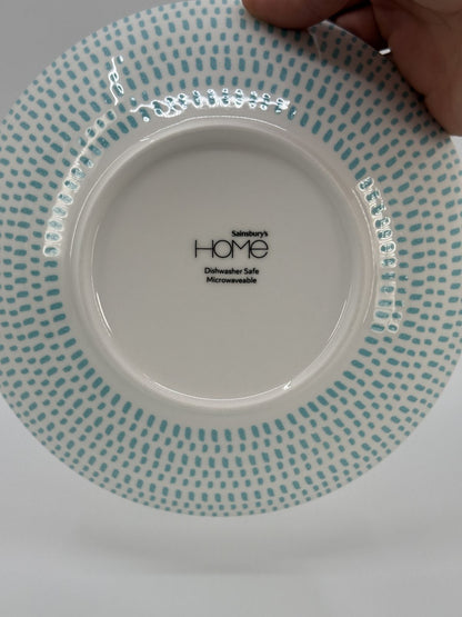 Sinise mustriga sügav taldrik