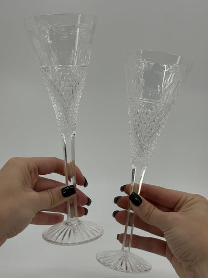 Kristallist šampanjapokaalid