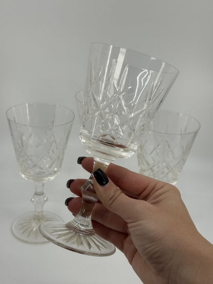 Lihvitud mustriga pokaalid 4tk