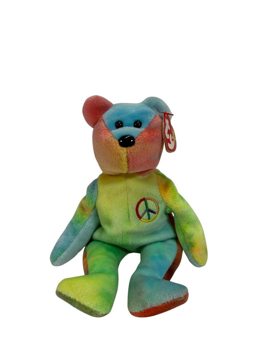 Kaisukaru Ty Beanie Babies Peace Bear
