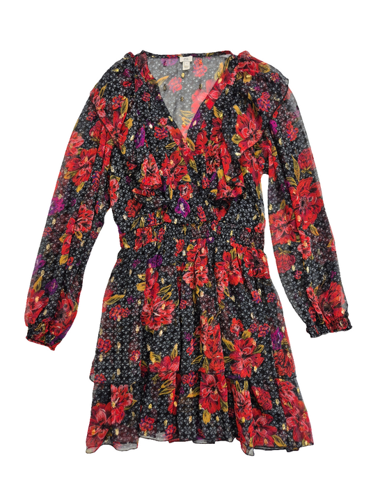 River Island naiste lilleline satsidega kleit suuruses L