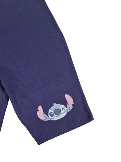Naiste lillad lühikesed retuusid Stitch