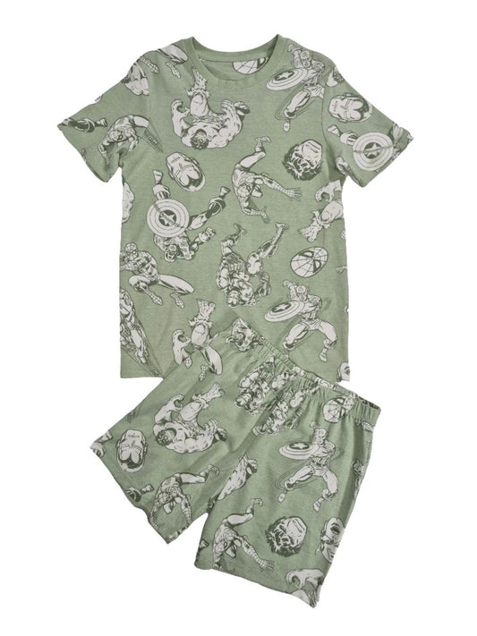 Poiste roheline komplekt Hulk
