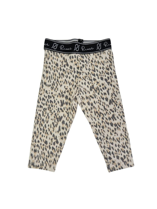 Tüdrukute beežid retuusid leopard