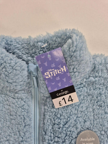 Tüdrukute sinine fliis Stitch