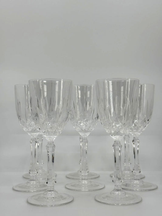 Lihvitud mustriga klaaspokaalid 8tk