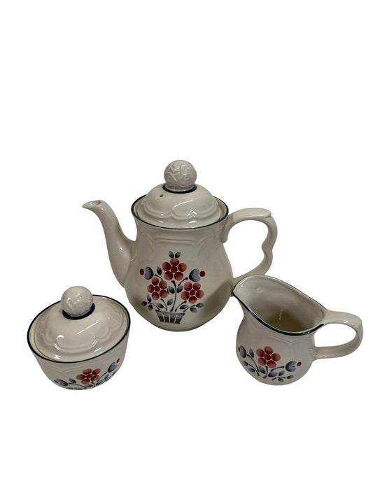 Vintage 1980's Cumberland Stoneware Brambleberry komplekt