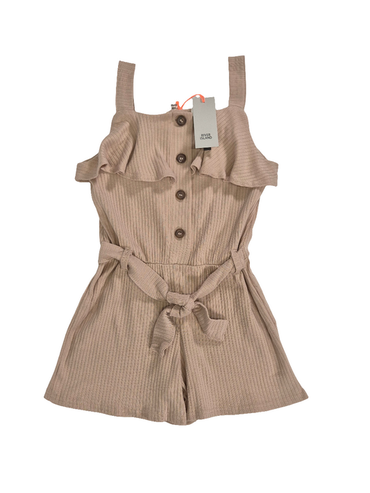 Tüdrukute beež jumpsuit