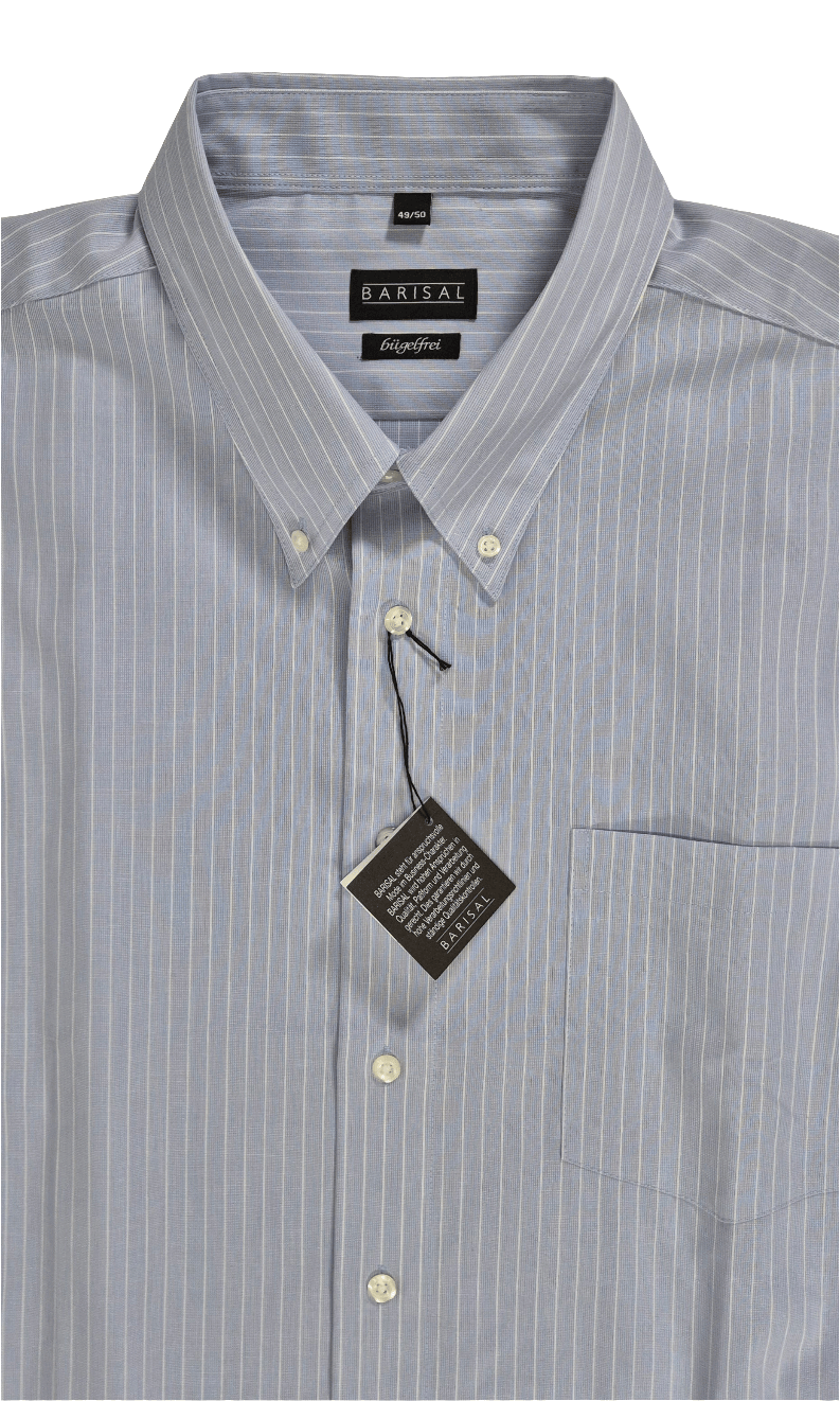 BARISAL Meeste sinine triibuline triiksärk