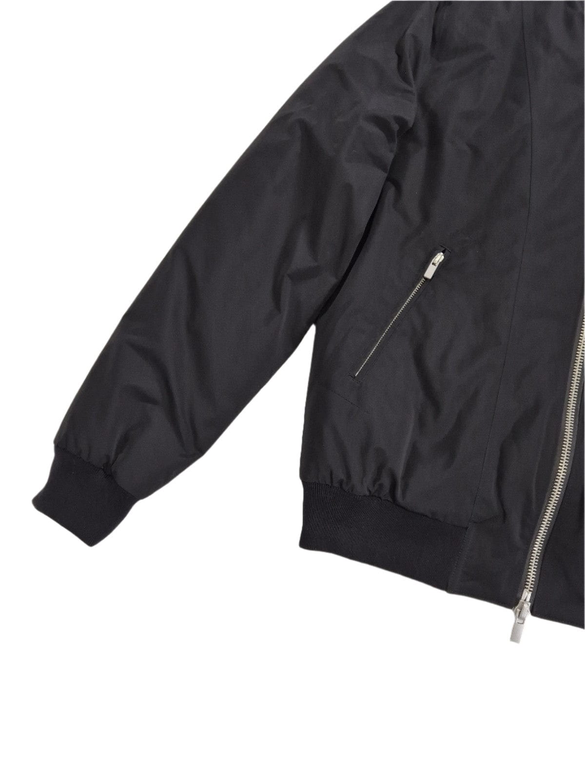 BLK DNM Meeste kvaliteetbrändi klassikaline must bomberjope