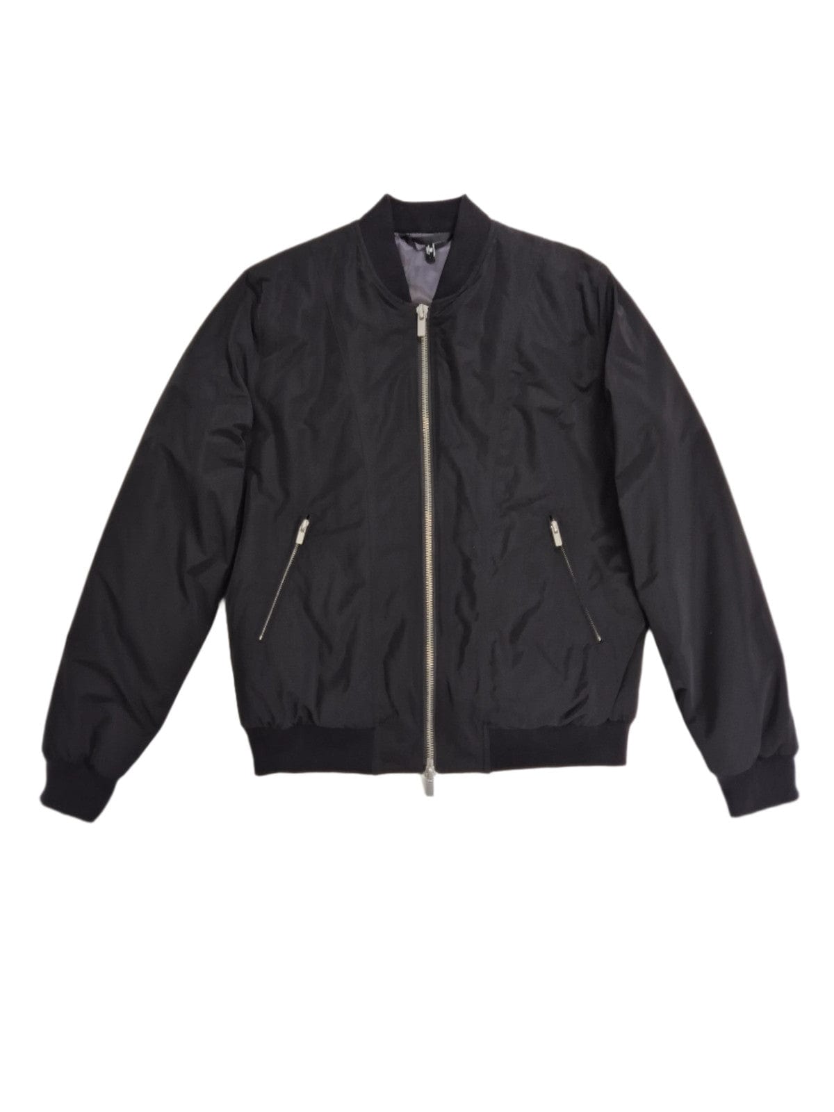 BLK DNM Meeste kvaliteetbrändi klassikaline must bomberjope