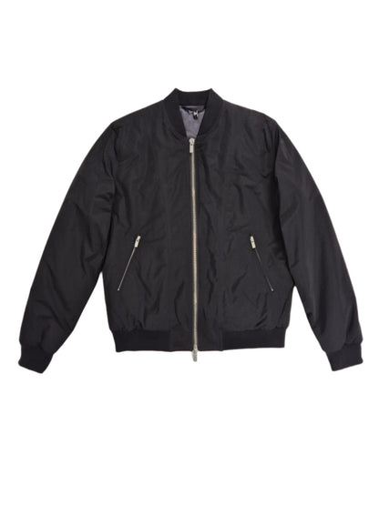 BLK DNM Meeste kvaliteetbrändi klassikaline must bomberjope