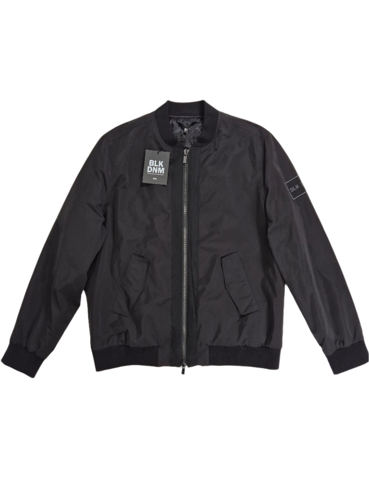 BLK DNM Meeste kvaliteetbrändi must bomberjope