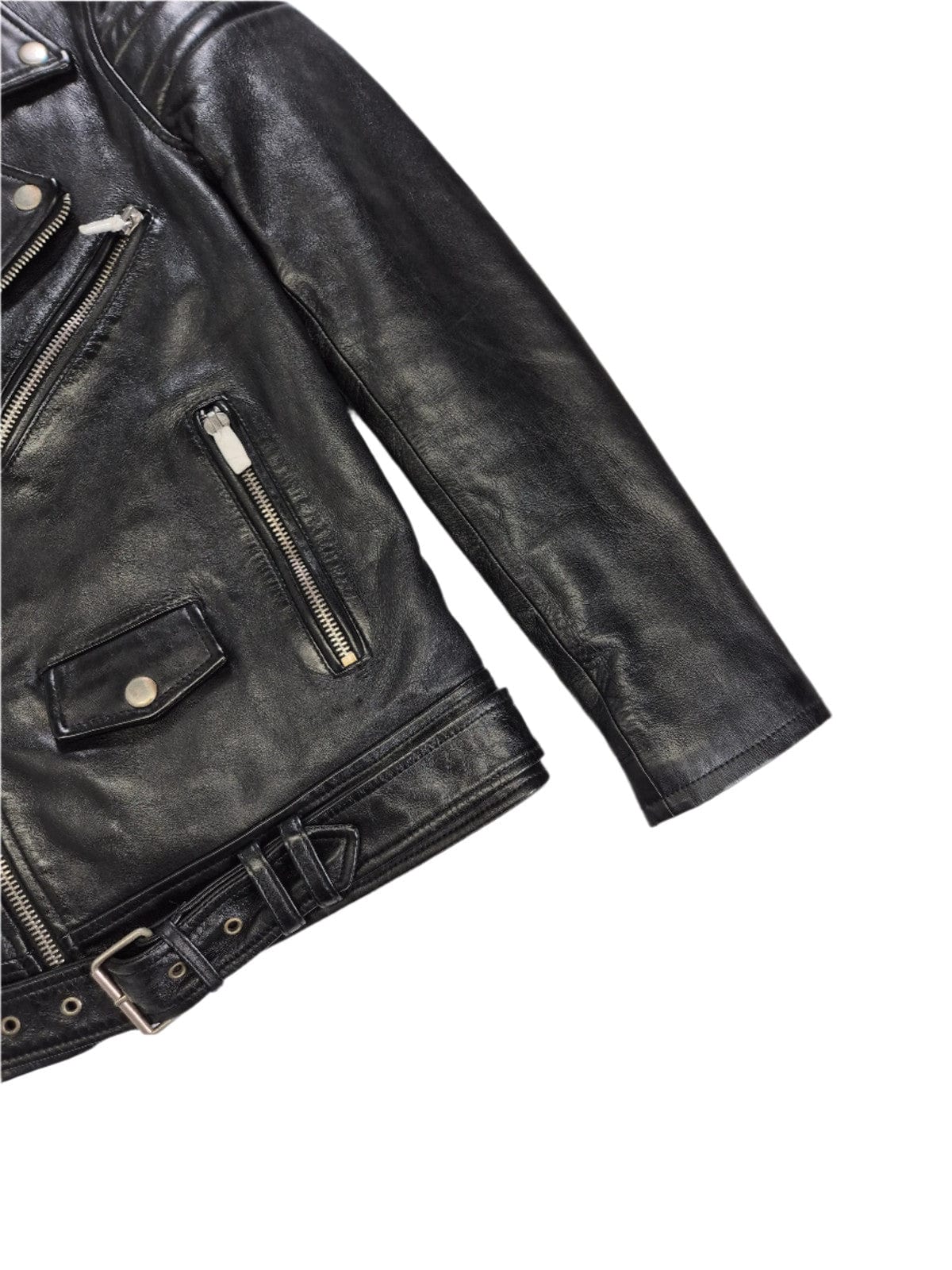 BLK DNM Meeste kvaliteetbrändi must nahktagi