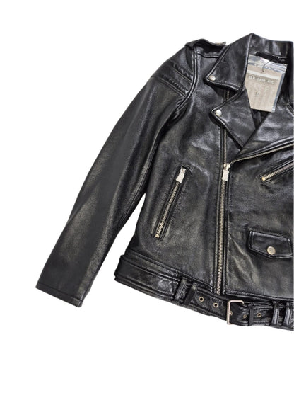 BLK DNM Meeste kvaliteetbrändi must nahktagi