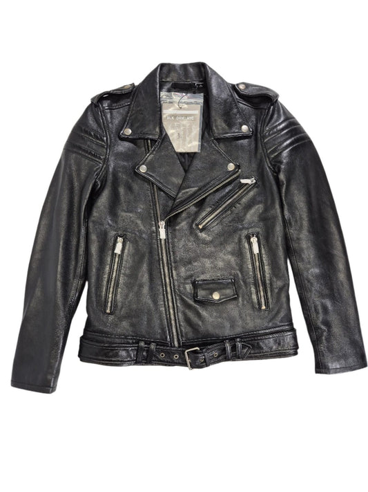 BLK DNM Meeste kvaliteetbrändi must nahktagi