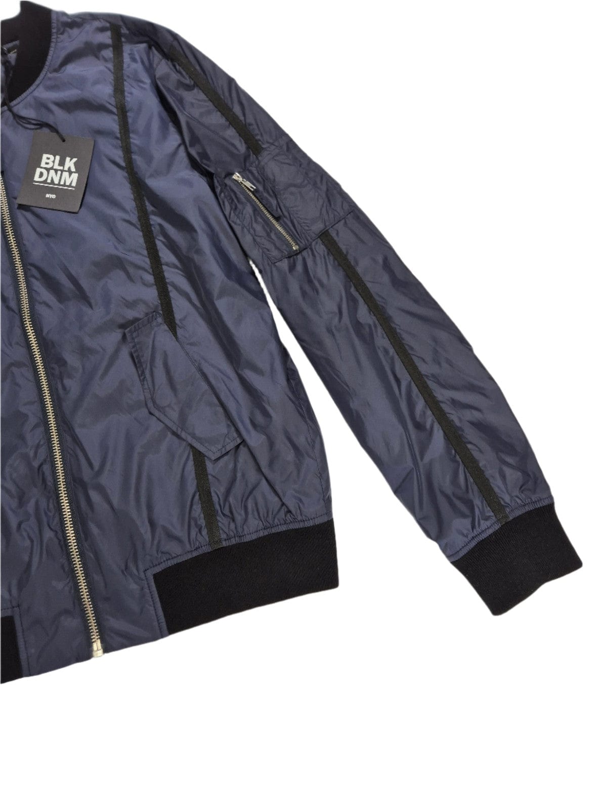 BLK DNM Meeste kvaliteetbrändi sinine bomberjope