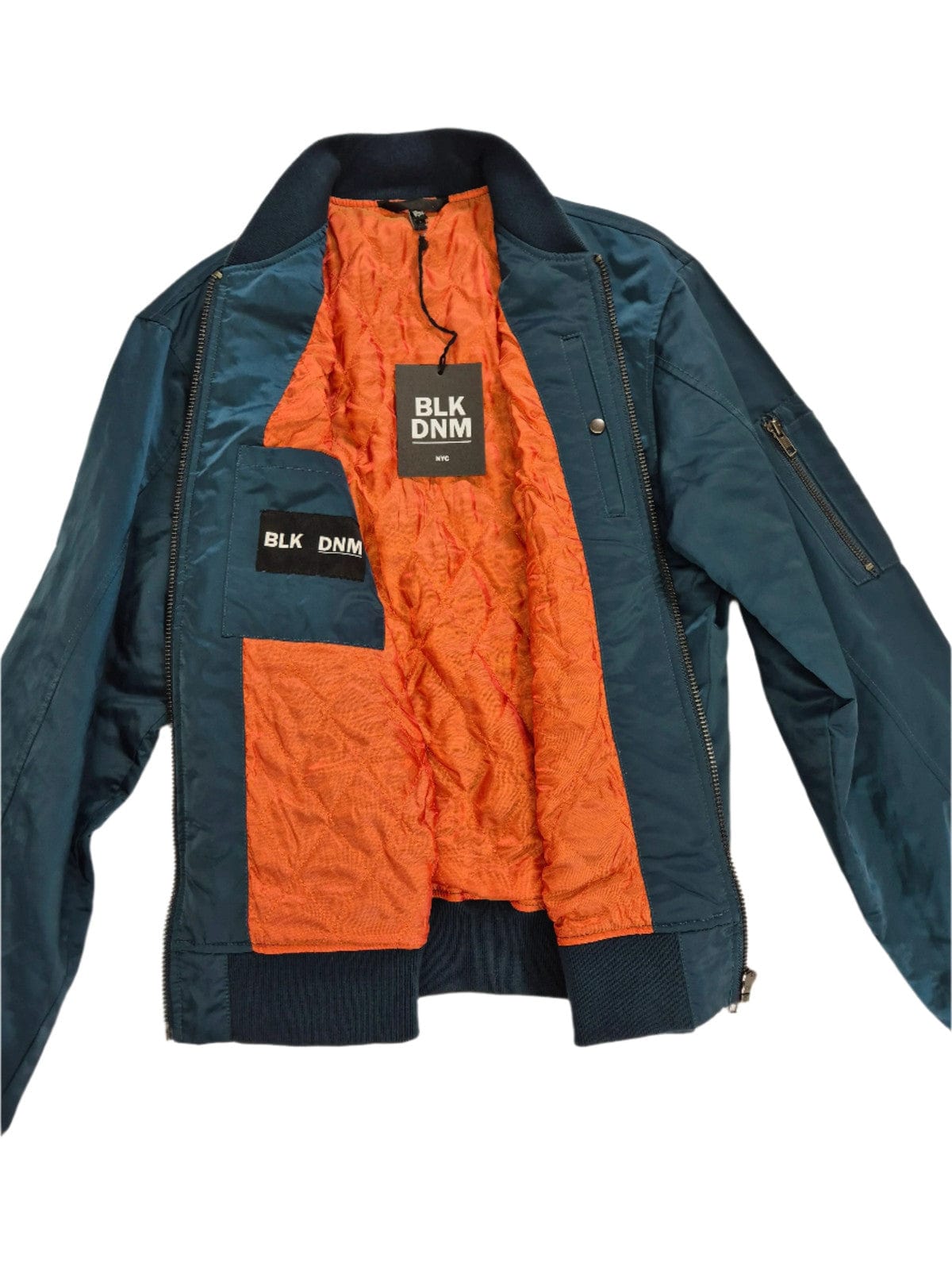 BLK DNM Meeste kvaliteetbrändi tumeroheline bomberjope