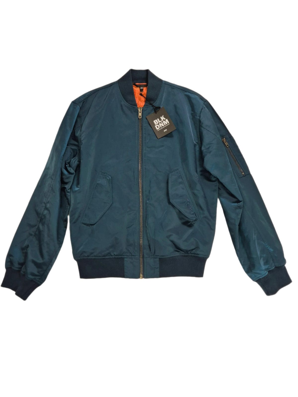 BLK DNM Meeste kvaliteetbrändi tumeroheline bomberjope