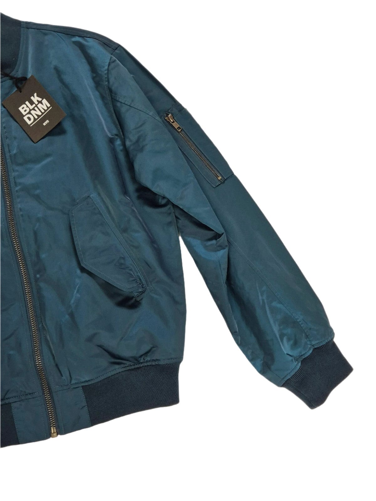 BLK DNM Meeste kvaliteetbrändi tumeroheline bomberjope