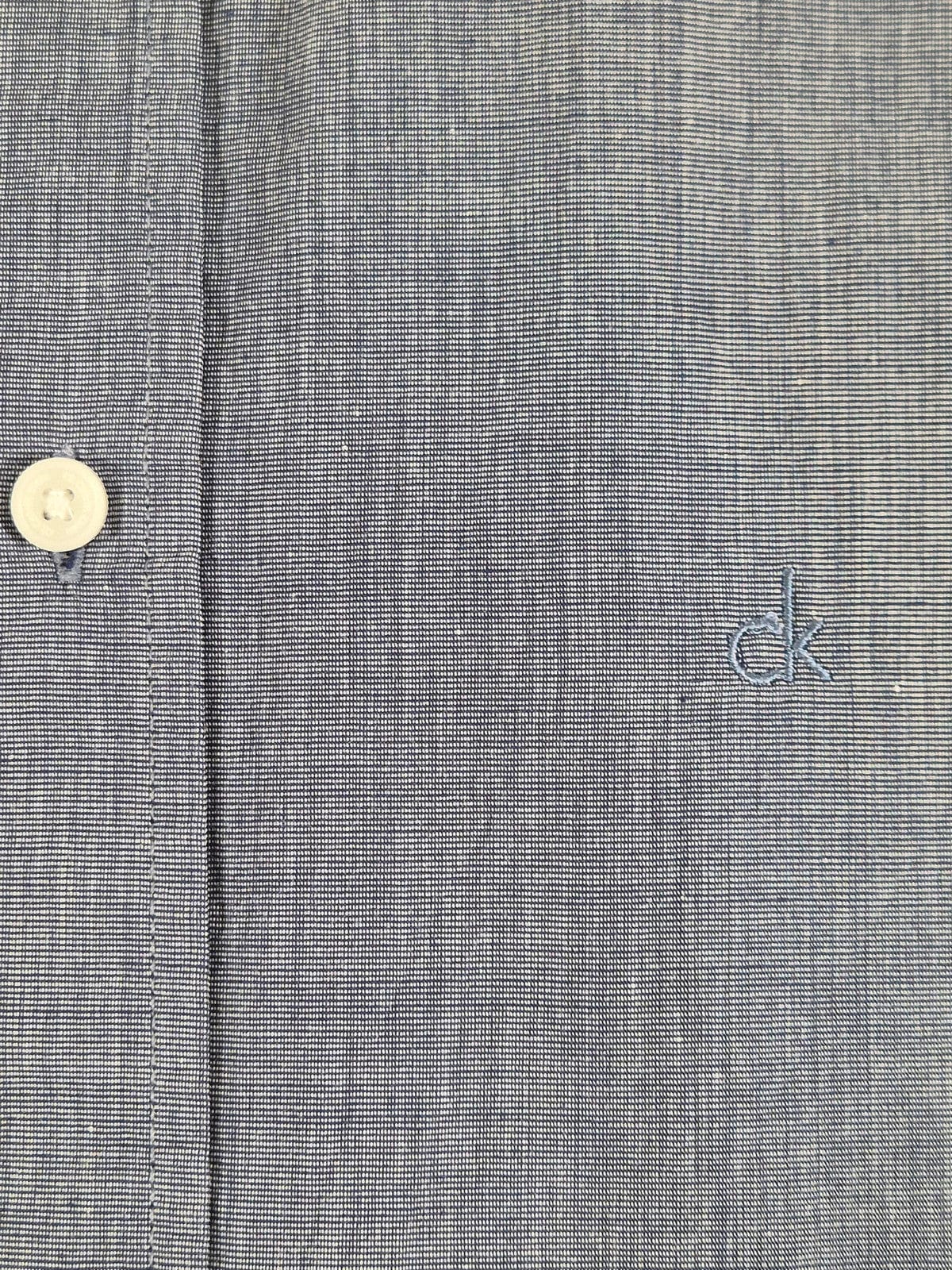 CALVIN KLEIN Meeste sinine triiksärk