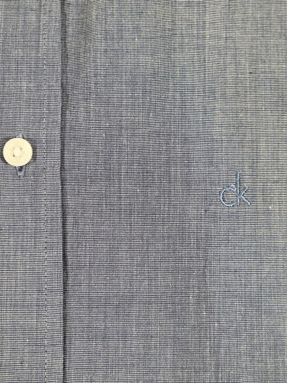 CALVIN KLEIN Meeste sinine triiksärk