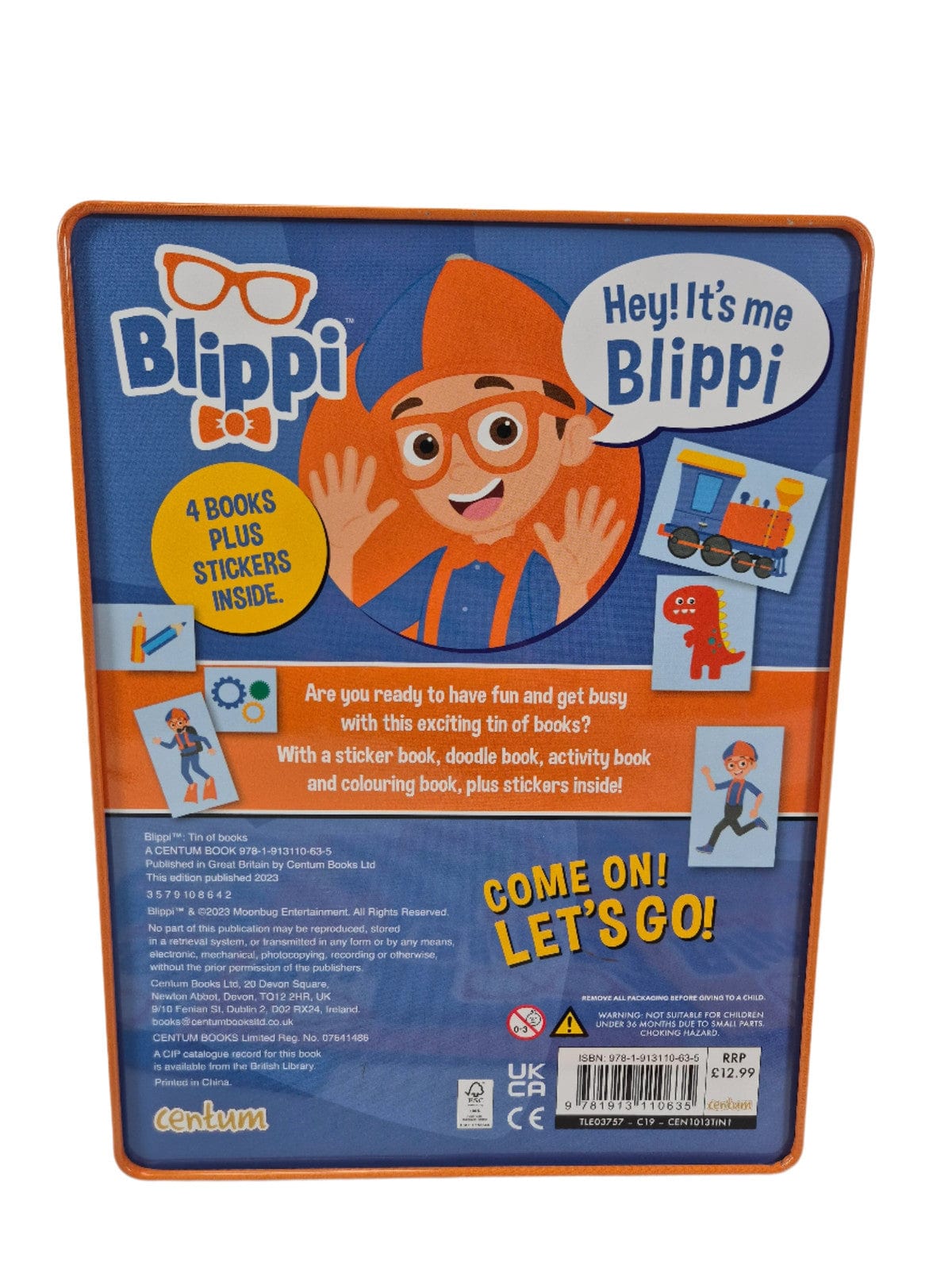 CENTUM Blippi tegevus raamatud + kleepsud
