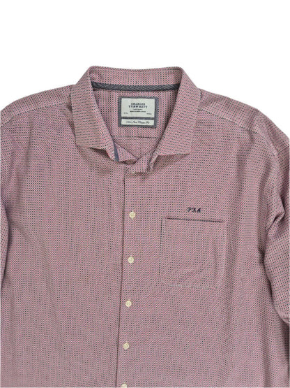 CHARLES TYRWHITT Meeste täpiline triiksärk