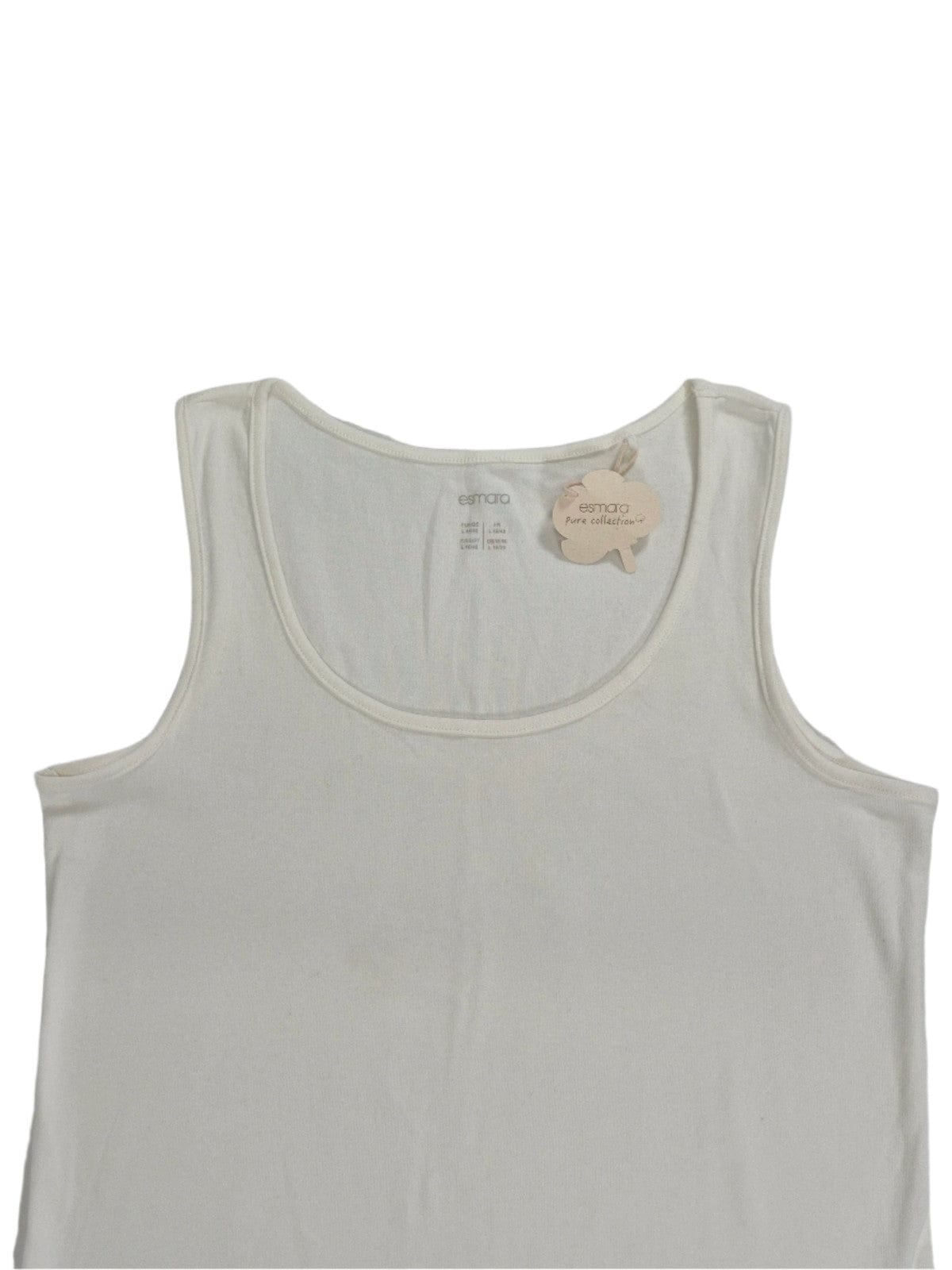 ESMARA Naiste valge maika