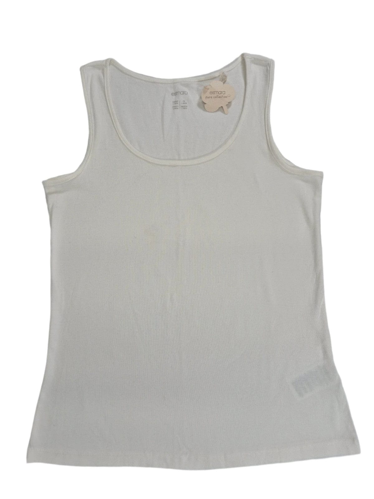 ESMARA Naiste valge maika