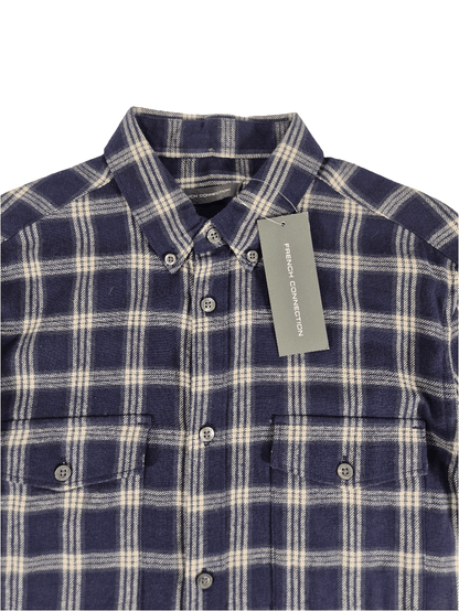 FRENCH CONNECTION Meeste ruuduline flanell pluus