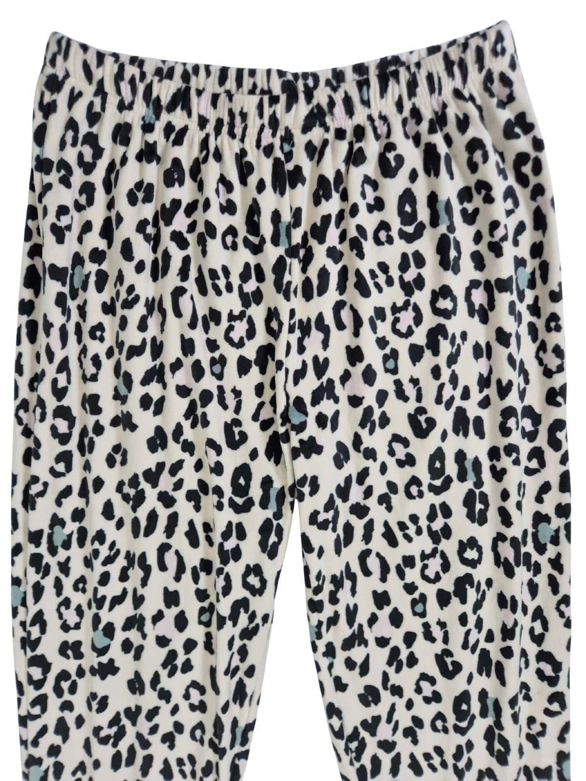 GEORGE Naiste kreemikad stretš samet püksid leopard