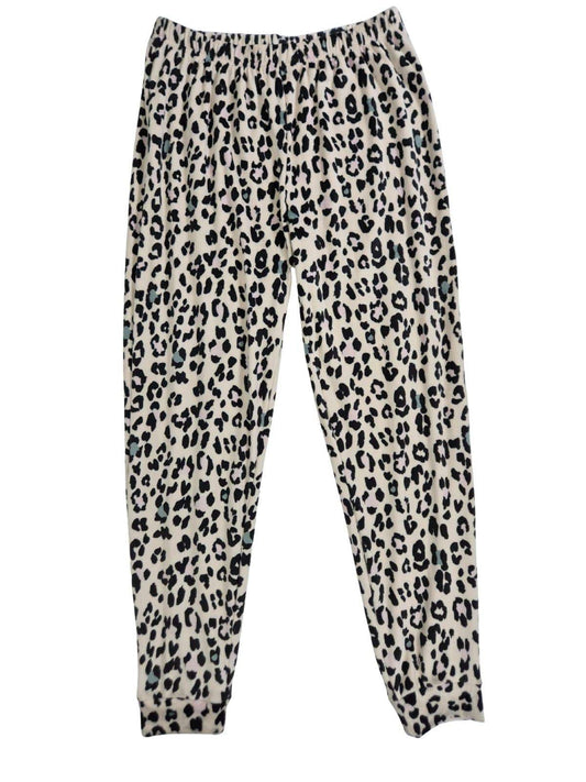 GEORGE Naiste kreemikad stretš samet püksid leopard