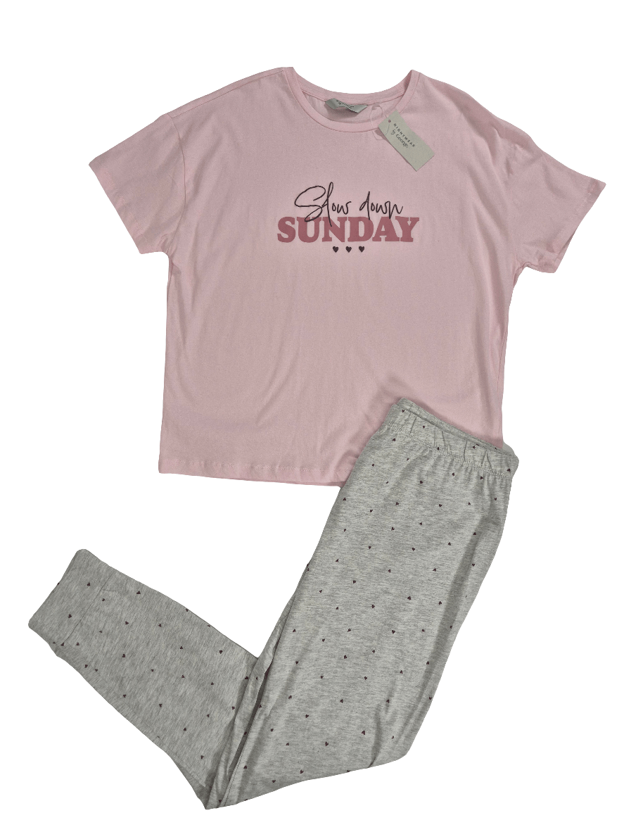 GEORGE Naiste roosa pidžaama sunday