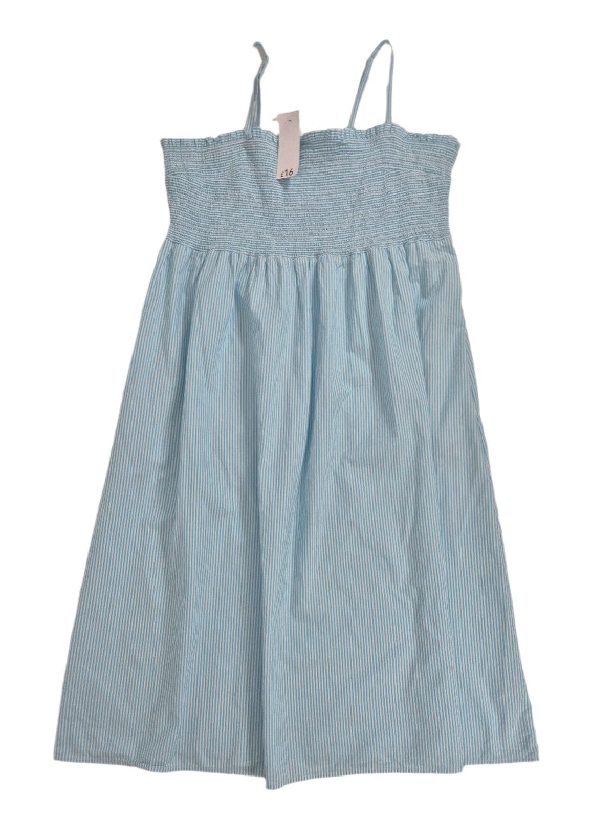 GEORGE Naiste sinine triibuline taskutega kleit