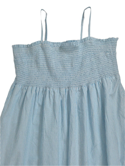 GEORGE Naiste sinine triibuline taskutega kleit