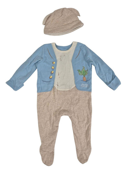 GEORGE Poiste beež komplekt sipukad + müts Peter Rabbit