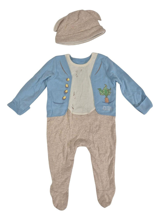 GEORGE Poiste beež komplekt sipukad + müts Peter Rabbit
