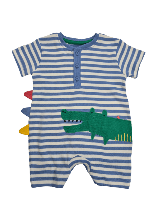 GEORGE Poiste triibuline romper krokodill