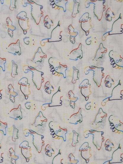 GEORGE Puuvillane lina dinosaurused